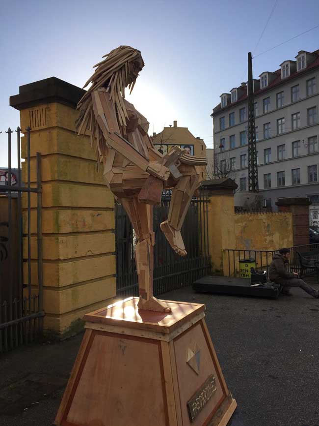 I Create Giant Sculptures From Scrap Wood